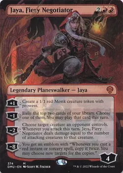 Jaya, Fiery Negotiator (Borderless) Dominaria United Regular - Image 1
