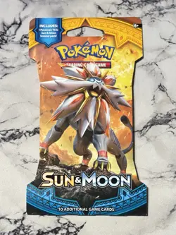 Pokemon TCG Sun and Moon Blister Booster Pack - Image 1