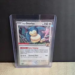 Pokemon Journey Together Hop’s Snorlax GameStop Promo Stamped 117/159 - Image 1