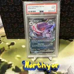 Pokemon - Genger EX Double Rare Holo- Temporal Forces - PSA 9 - Image 2