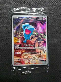 Team Rocket’s Wobbuffet SVP203 Sealed Promo/Sleeves 2025 Pokemon Destined Rivals - Image 2
