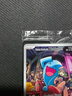 Team Rocket’s Wobbuffet SVP203 Sealed Promo/Sleeves 2025 Pokemon Destined Rivals - Image 3