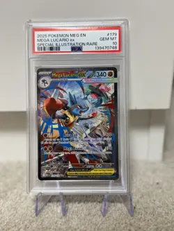 Pokemon Mega Lucario ex #179 PSA 10 GEM MT SIR (English) - Image 1