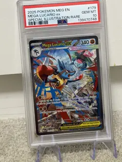 Pokemon Mega Lucario ex #179 PSA 10 GEM MT SIR (English) - Image 2