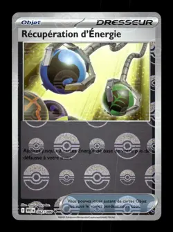 Carte Pokemon Recuperation d'Energie POKEBALL Reverse 082/086 Flamme Blanche FR - Image 1