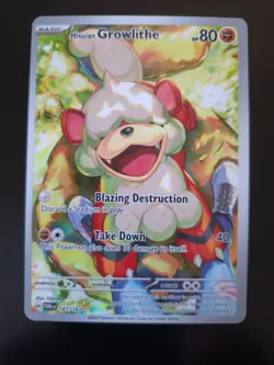 Pokemon TCG - Twilight Masquerade - Hisuian Growlithe 181/167 - Image 1