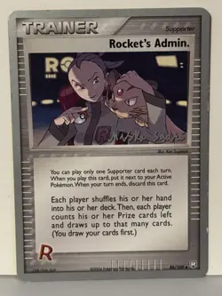 Rocket's Admin. 86/109 2006 World Championship NM Pokemon - Image 1