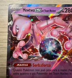 Pokemon Pokemon Mewtwo ex Del Team Rocket SVP IT Promo 205 Black Star Promos - Image 2