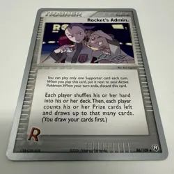 Rocket's Admin. World Championships 2006 86/109 Pokemon TCG - Image 2