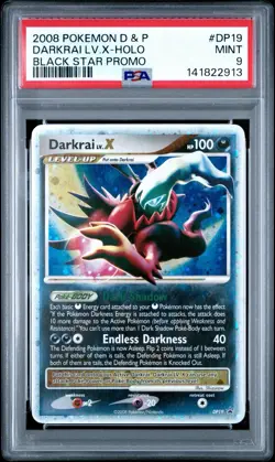 Pokemon Darkrai LV X DP19 PSA 9 MINT Diamond and Pearl Promo NEW CERT - Image 1