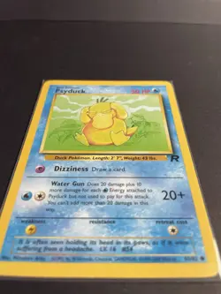 Pokemon TCG Base Set Psyduck 65/82 Team Rocket Vintage NM - Image 2
