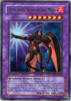 Near Mint Elemental Hero Flare Neos - POTD-EN032 - Ultra Rare - Unlimited Editio - Image 1