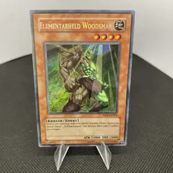 Yugioh Elementarheld Woodsman PP02-DE004 Secret Rare Good - Image 3