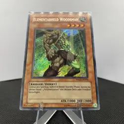 Yugioh Elementarheld Woodsman PP02-DE004 Secret Rare Good - Image 4
