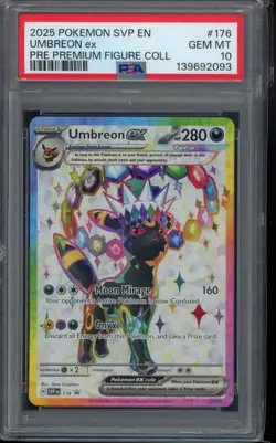 PSA 10 - 2025 Umbreon ex 176 SVP Sv: Scarlet & Violet Promo Cards Holo Pokemon - Image 1