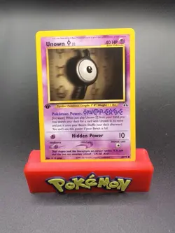 Unown 68/75 Pokemon TCG Neo Discovery Common Near Mint HP 40 1st Edition Card - Image 1