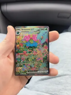 Pokemon TCG Venusaur EX Holo Card 198/165 Special Illustration 151 Series - Image 1