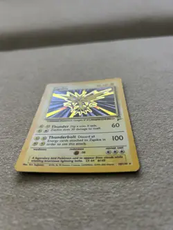 Pokemon TCG Zapdos Base Set 2 Holo Unlimited Rare Card 20/130 NM Condition - Image 2