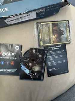 WOTC MTG Universes Beyond Warhammer 40K Commander Deck Open Box Complete 195166173764 - Image 2
