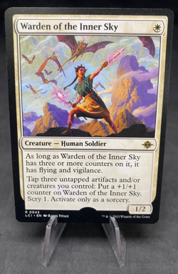 Warden of the Inner Sky- MTG - Lost Caverns - Misprint Missing Holo Stamp - Image 1