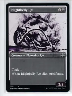 BLIGHTBELLY RAT (SHOWCASE) All Will Be One #289 ONE(NM+)(MTG) - Image 1