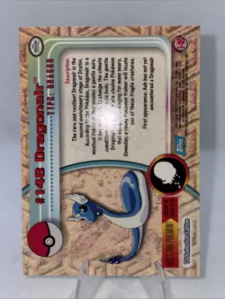 2000 Topps Chrome Pokemon Series 2 #148 Dragonair - Image 2