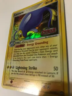 Pokemon TCG Lanturn - 15/108 - Reverse Holo Rare Stamped - EX Power Keepers - NM - Image 2