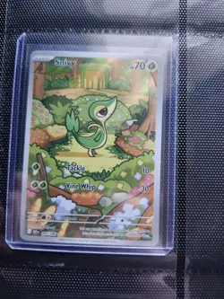 Pokemon Black Bolt Snivy 87/86 NM Illustration Rare English - Image 1