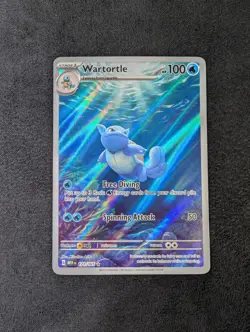 2023 Pokemon Scarlet & Violet SV 151 Mew En Wartortle Illustration Rare 171/165 - Image 2