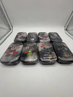 Pokemon TCG: Black Bolt White Flare Unova Mini Tins Set of 8 - Complete Art Set - Image 2