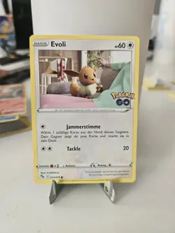 EVOLI PGO 054 / 078 Pokemon Go NM rare Karte Deutsch - Image 1