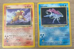 Entei 17/64 Suicune 27/64- Neo Revelation MP- Pokemon TCG - Image 1