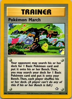 Pokemon March 102/111 Neo Genesis Common LP - Image 1