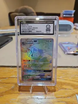 Pokemon 2019 Silvally Gx Cosmic Eclipse Rainbow Rare Holo - Image 1