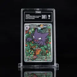 2025 Pokemon Haunter Mega Evolution Promo #027 TAG MINT 9 - Image 1