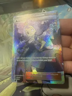 Acerola Trainer Full Art 142/147 SM Burning Shadows Pokemon TCG - Image 3