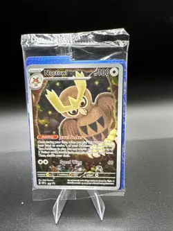 Noctowl Stellar Crown ETB Black Star Promo #141 (Sealed) - Image 1