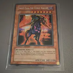 Yu-Gi-Oh! TCG Konami Swift Gaia the Fierce Knight Secret Rare CT1-EN004 LE - Image 1
