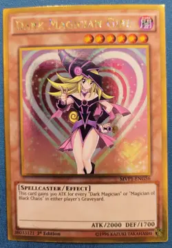 Dark Magician Girl MVP1-ENG56 Dark Side of Dimensions 1st edition Gold Rare LP - Image 1