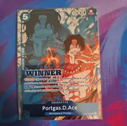 Portgas.D.Ace (Winner Pack 2024 Oct.-Dec.) OP07-053 One Piece Promo NM - Image 1