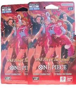 2 packs of sealed One Piece Heroines EB-03 Extra Booster 12 Card English - Image 1