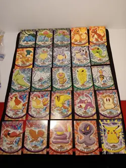 Pokemon Topps Cards Complete 1999 TV Animation Series 1 90 Card Lot - Image 1