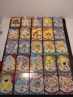 Pokemon Topps Cards Complete 1999 TV Animation Series 1 90 Card Lot - Image 3