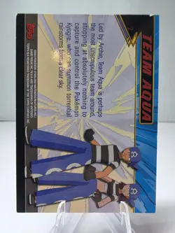 Pokemon Advanced Pokemon Card Team Aqua Topps 2003 - Image 2
