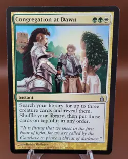 Congregation at Dawn x1 MTG Ravnica Magic Light Play LP English - Image 1