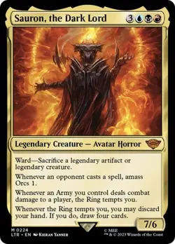 Sauron, the Dark Lord - LOTR - Magic The Gathering - MTG - Image 1
