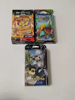 Pokemon Sealed Drednaw/Victini Ex/Melmetal V Theme/Battle Decks - Image 1