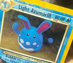 Pokemon- Light Azumarill 13/105 Neo Destiny Holo- Yuka Morii - Image 2