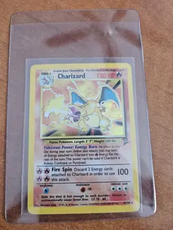 Charizard 4/102 - Base Set Holo Rare Unlimited WOTC Pokemon TCG Vintage - LP - Image 1