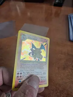 Charizard 4/102 - Base Set Holo Rare Unlimited WOTC Pokemon TCG Vintage - LP - Image 3